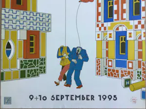Joost Swarte - Haarlemse Open Monumentendagen 1995 | affiche kopen? Bied vanaf 1!