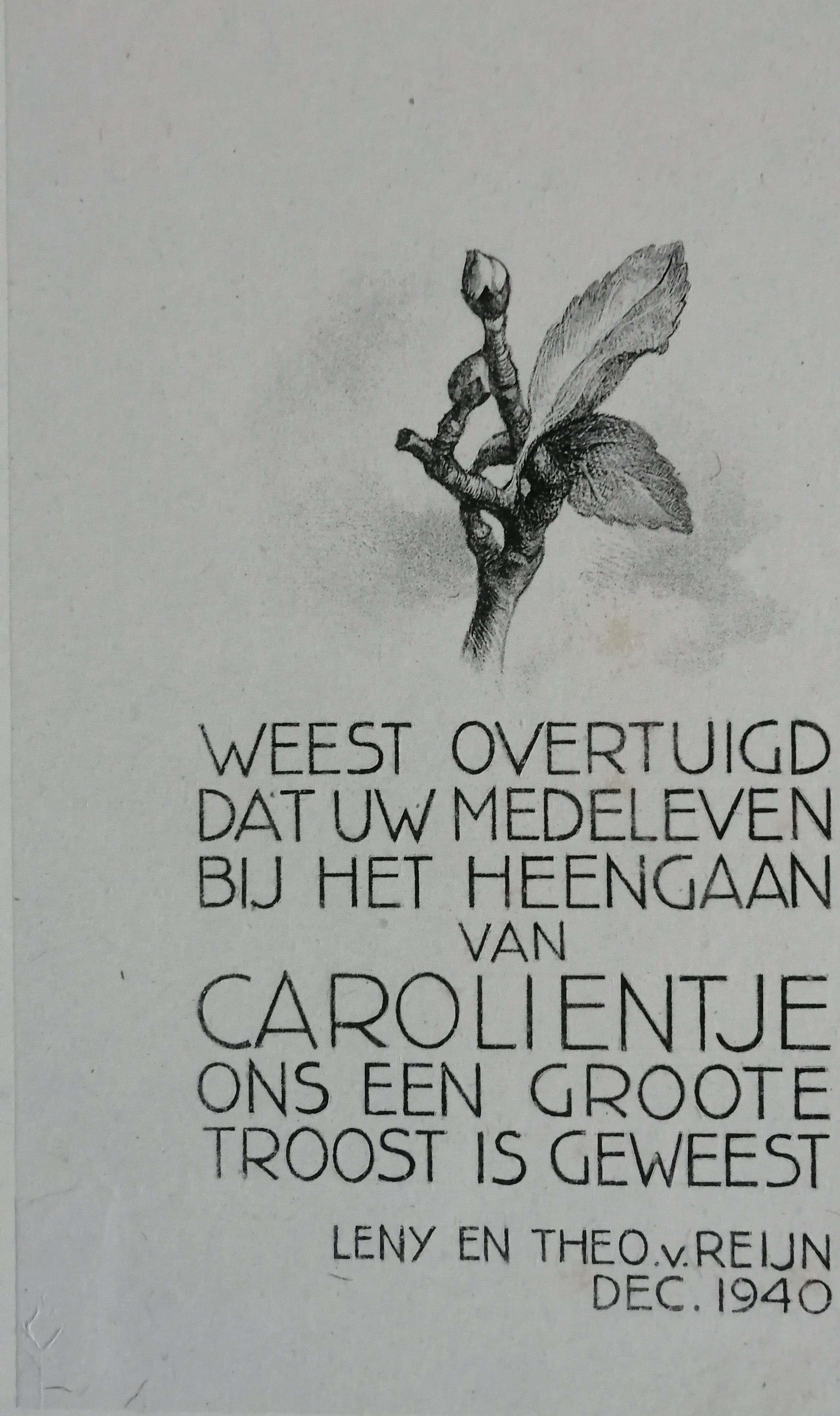 Aart van Dobbenburgh - Dankbetuiging kopen? Bied vanaf 25!