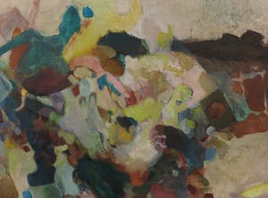 Gerrit Offringa - Acryl op doek, Abstracte compositie - Ingelijst kopen? Bied vanaf 1!