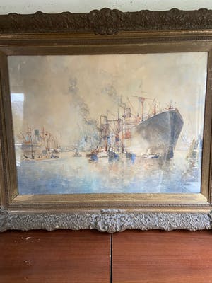 Marius de Jongere - Havengezicht Rotterdam kopen? Bied vanaf 1000!