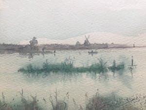 Niet of onleesbaar gesigneerd - Veenplas kopen? Bied vanaf 1!