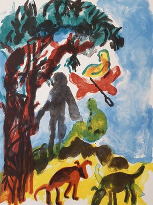 Jan Sierhuis - Zomer & Herfst (2 kunstwerken) kopen? Bied vanaf 20!