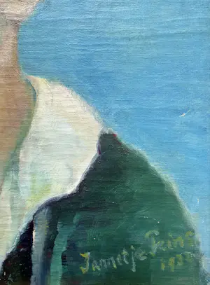 Jannetje Prins - Olieverf op doek | 'Portret van een jonge vrouw' | 1932 kopen? Bied vanaf 250!