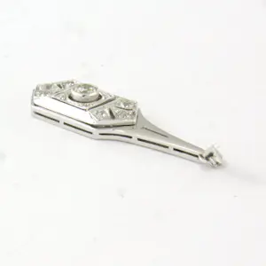 ART DECO 14k wit gouden oud Europees slijpvorm geslepen diamanten tot. 0.25ct kopen? Bied vanaf 360!