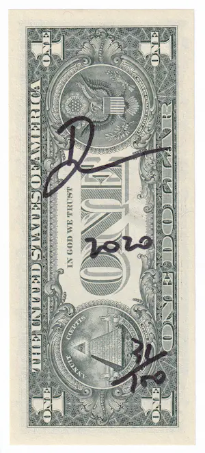 Death NYC - 1 USD – Magritte X Son of Man kopen? Bied vanaf 110!