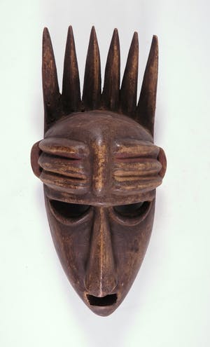 Bamana - Hout, Masker kopen? Bied vanaf 1!