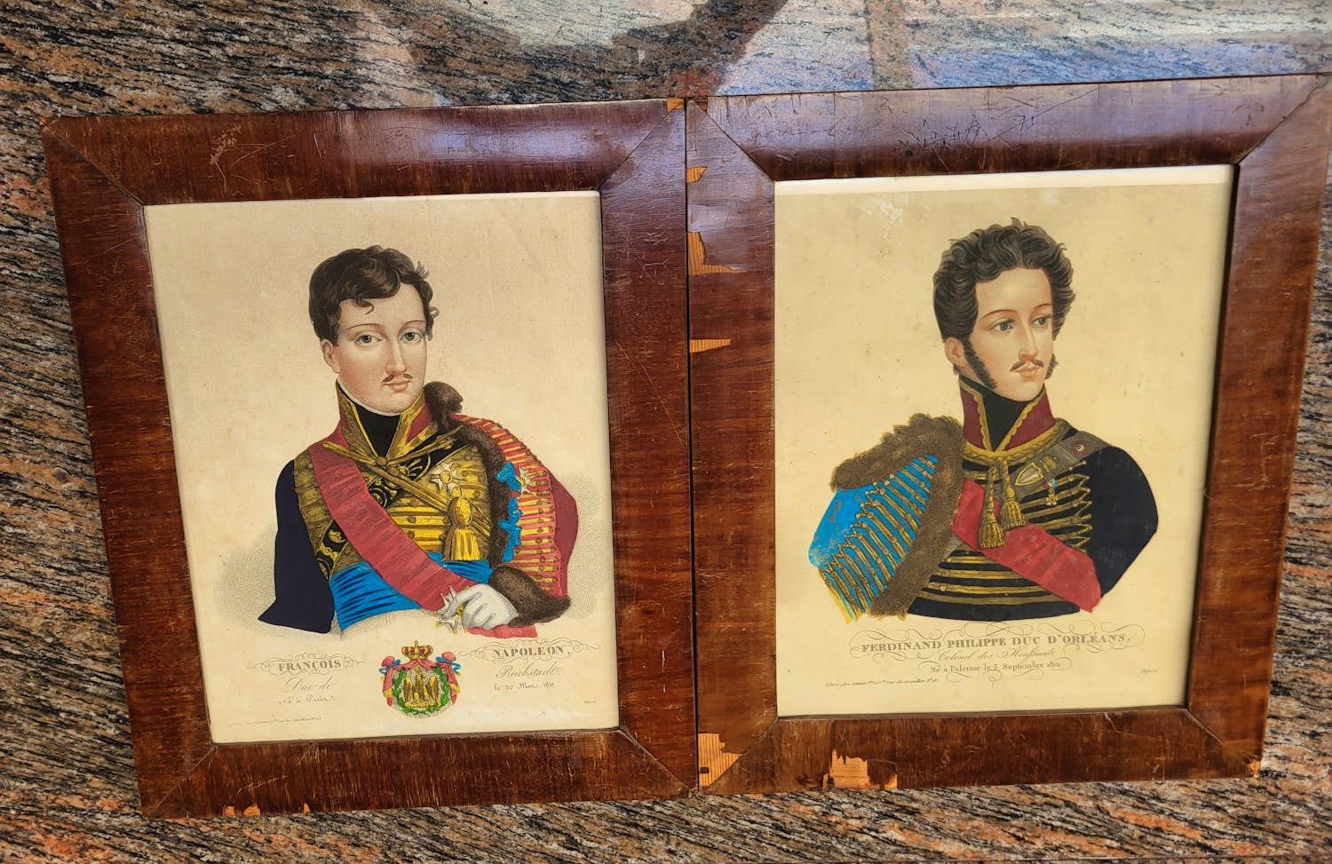 Onbekend - Francois Napoleon en Ferdinand Philippe duc D'Orleans kopen? Bied vanaf 60!
