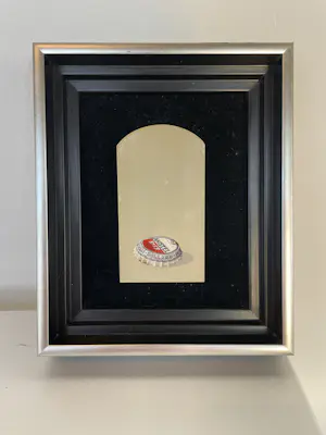 Karel Sirag - Miniatuur - Olieverf op paneel - Onder de kurk (ingelijst) kopen? Bied vanaf 400!