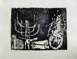 Jan Montyn - “Twee tekens” eigendruk kopen? Bied vanaf 85!