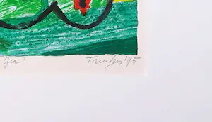 Hans Truijen - Zeefdruk, Bloemen voor Gea kopen? Bied vanaf 1!