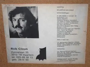 Rob Clous - *Energie* - zeefdruk uit 1990 - in zeer goede staat - ingelijst kopen? Bied vanaf 65!