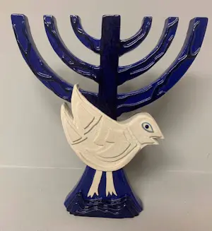 Corneille - Signed Keramische Menorah kopen? Bied vanaf 1600!