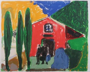 Cees Dolk - Zeefdruk, Roerend en onroerend 8 - Ingelijst kopen? Bied vanaf 50!