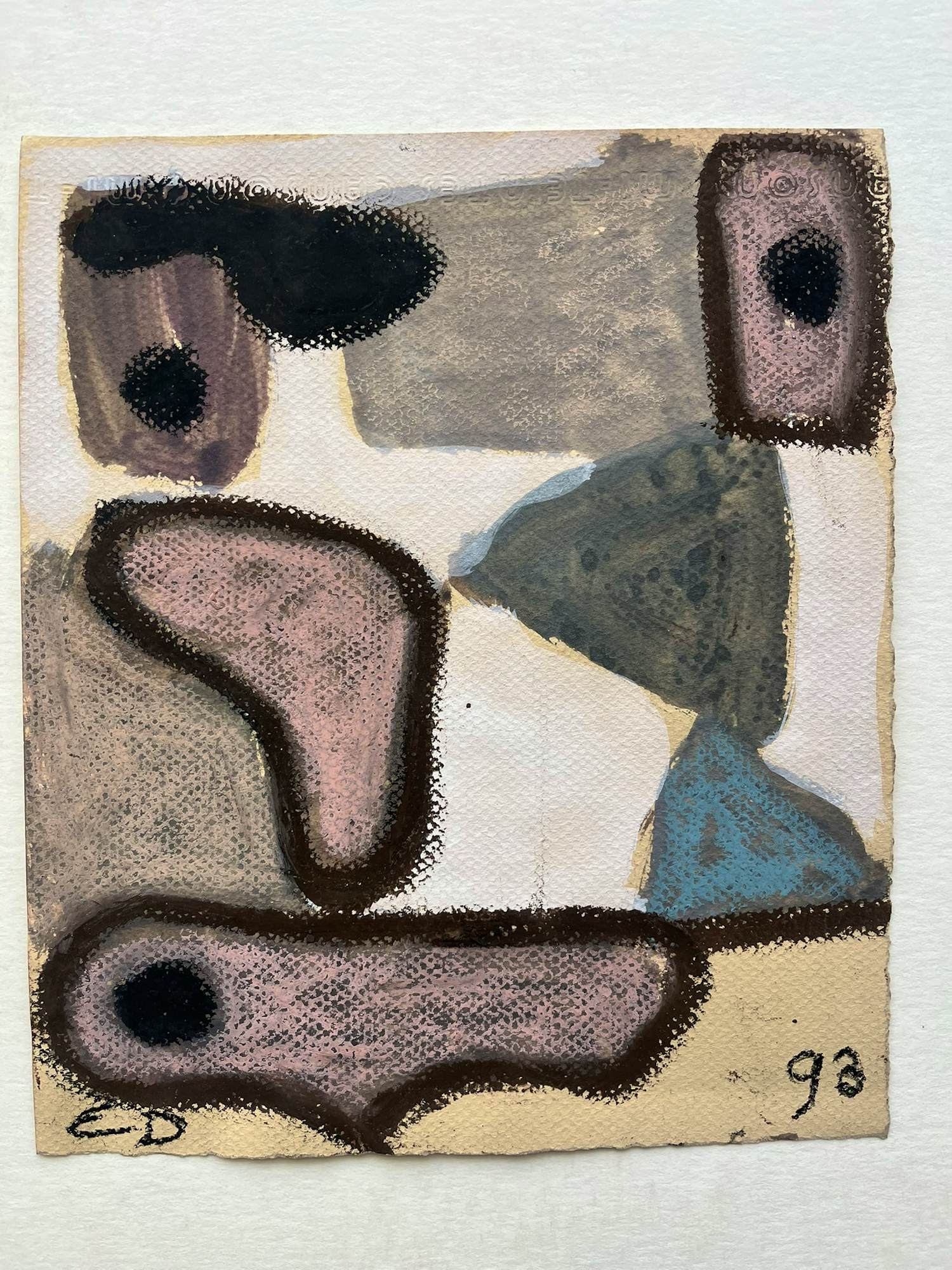 Ed Dukkers - Abstract figuratieve compositie kopen? Bied vanaf 80!