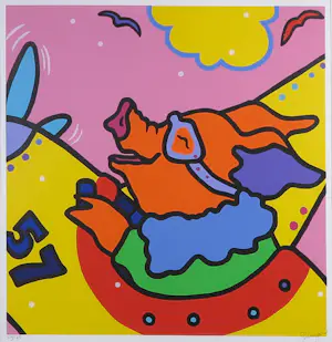 Shunyam - Zeefdruk, I Can Fly - Ingelijst kopen? Bied vanaf 50!