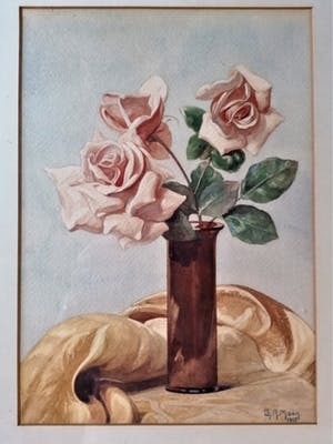Charles Moen - Stilleven: Rozen op een vaas kopen? Bied vanaf 90!