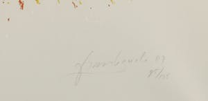 Frank Gude - Litho, Coureur - Ingelijst kopen? Bied vanaf 1!