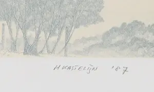 Henk Kastelijn - Kleurenets, Januari kopen? Bied vanaf 20!