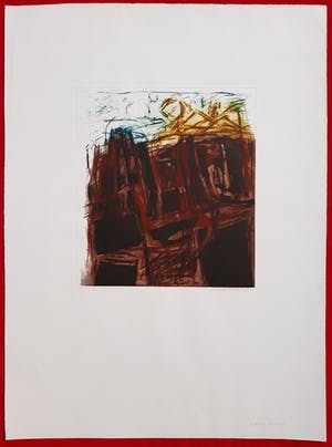 Simon Koene - Abstracte compositie, aquatint ets kopen? Bied vanaf 50!