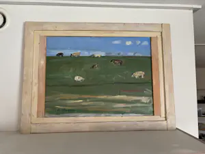 Marjan de Glopper - Landschap met koeien kopen? Bied vanaf 200!