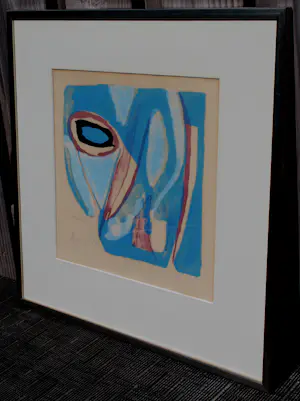 Bram van Velde - Ingelijste kleuren litho - 1975 kopen? Bied vanaf 299!