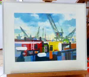 Eddy Sikma - haven harlingen verkocht voor € 50!