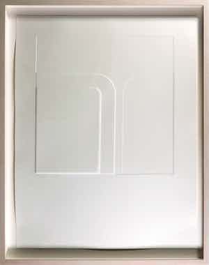 Harry van Kuyk - Reliëfdruk, T (uit het Groot Abecedarium) - Ingelijst verkocht voor € 150!