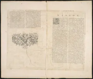 Hendrik Hondius - Handgekleurde kopergravure, Nassovia Comitatus kopen? Bied vanaf 35!