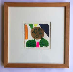 Jurjen de Haan - - Aquarel - abstract - 1999- ingelijst verkocht voor € 79!