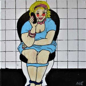 Anke Peddemors - Kunst kleinste kamertje Rietje kopen? Bied vanaf 18!