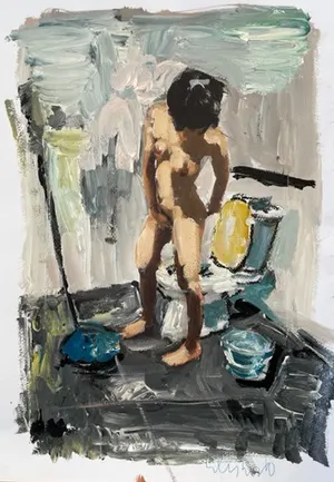 Buy Peter Klashorst - Toilet Lady III? Bid from 110!