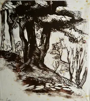 Rein Snapper - Twee houtsneden kopen? Bied vanaf 10!