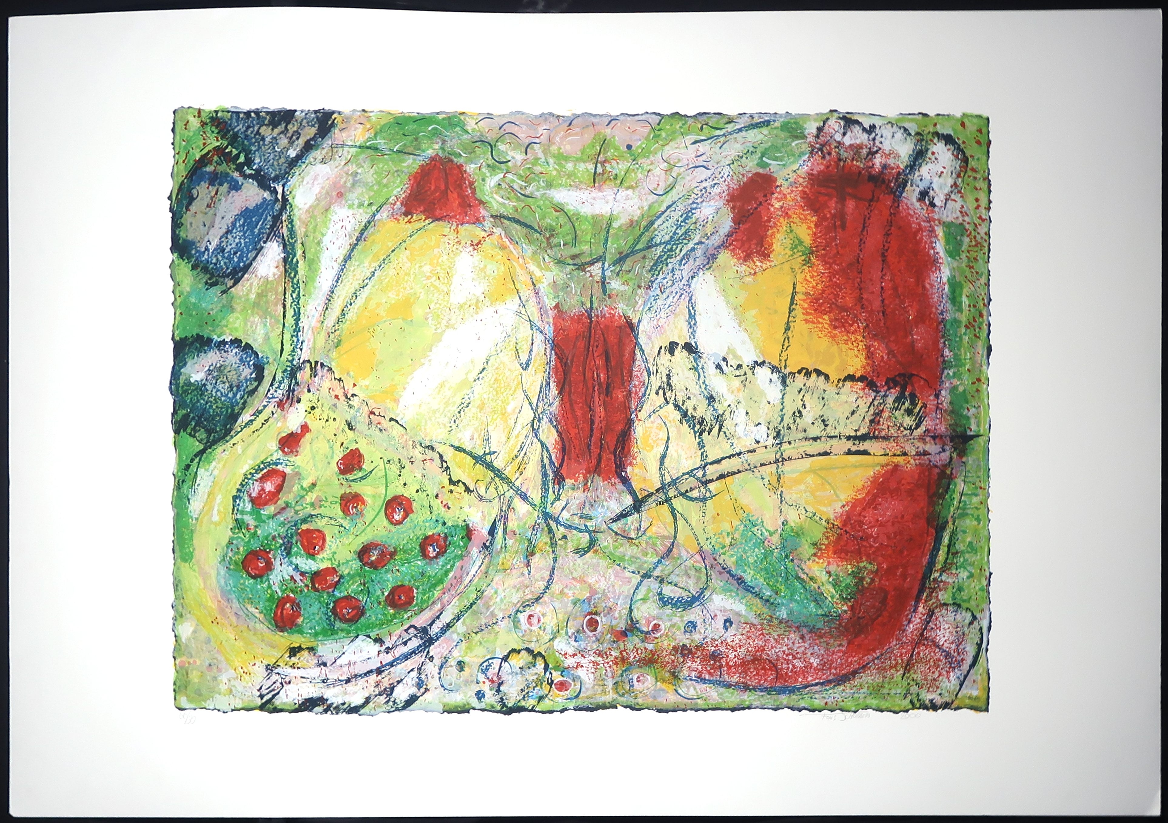 Fons Schobbers - Serie van drie zeefdrukken, Mariënlied (Zeer groot) kopen? Bied vanaf 50!