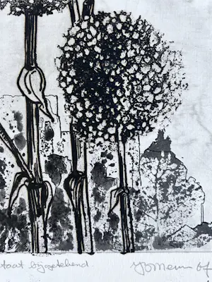 Jan Bernard Meinen - Uienbloemen kopen? Bied vanaf 25!