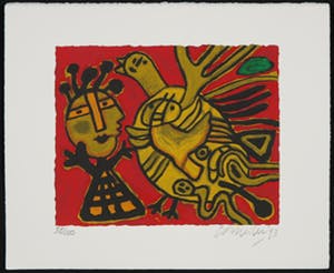 Corneille - Zeefdruk, Zonder titel kopen? Bied vanaf 100!