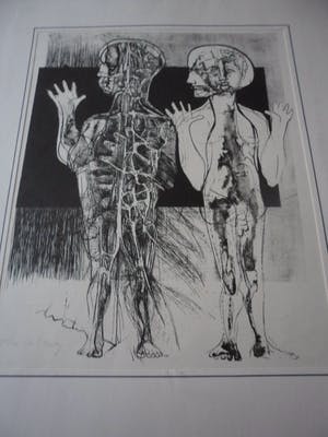 Aat Verhoog - Zonder Titel - Litho - 75/100 - Gesigneerd kopen? Bied vanaf 30!