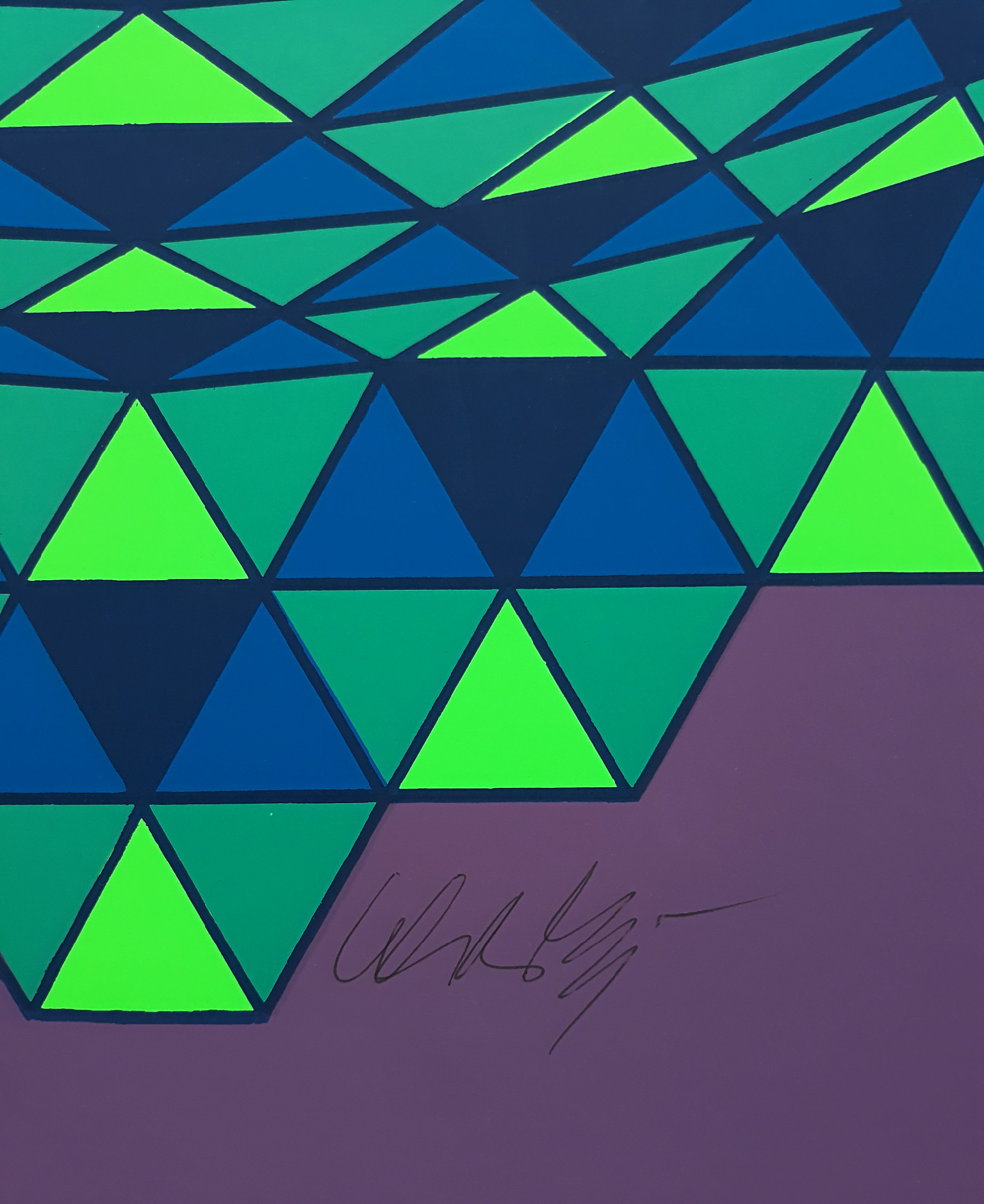 Victor Vasarely - Geometrisch abstracte compositie, zeefdruk (ingelijst) kopen? Bied vanaf 325!