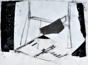 Piet Tuytel - Gemengde techniek en collage - Zonder titel - 30x40 cm - 1985 kopen? Bied vanaf 135!