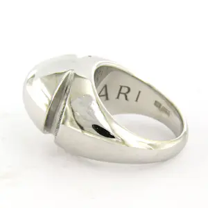 BVLGARI 18k witgouden ring met briljant geslepen diamant tot. 0.40ct kopen? Bied vanaf 1500!