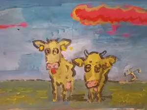 Peter Klashorst - Koeien en molen kopen? Bied vanaf 37!