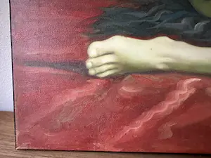 Niet of onleesbaar gesigneerd - Naakt scène kopen? Bied vanaf 1!