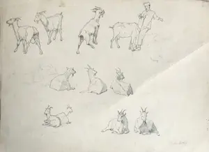 Eugene Joseph Verboeckhoven - Dieren (lot van 8) kopen? Bied vanaf 75!