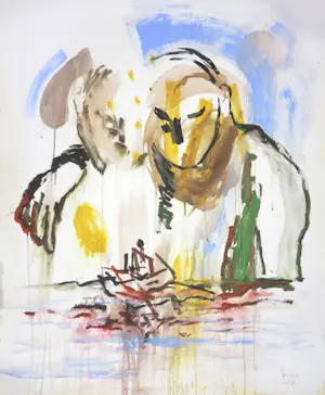 Fernando Lange Walton - Gouache, Zonder Titel kaufen? Bieten Sie von 35!