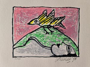 Corneille - Handgesigneerde zeefdruk uit 1998 kopen? Bied vanaf 1!