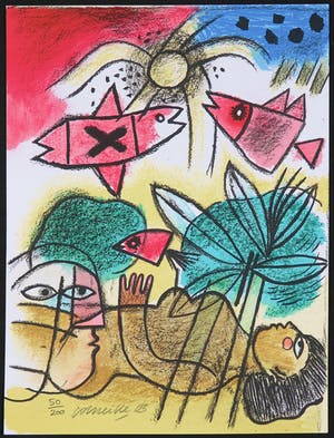Corneille - Luxe uitgave door Editions Cercle d'Art met twee losse litho's kopen? Bied vanaf 1!