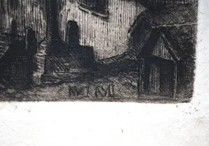 Philip Zilcken - Matthijs Maris: 'Gezicht op Lausanne' - ets - incl. gids kopen? Bied vanaf 65!