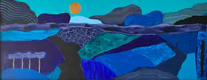 Ronald Boonacker - Landschap du Soleil VII (Certificaat van echtheid) kaufen? Bieten Sie von 195!