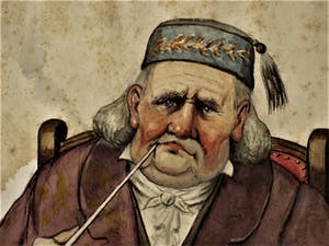 Benjamin Prins - 1925-Bijzondere Aquarel portret van Lod. Coornvelt uit "de Opstandigen" kopen? Bied vanaf 10!