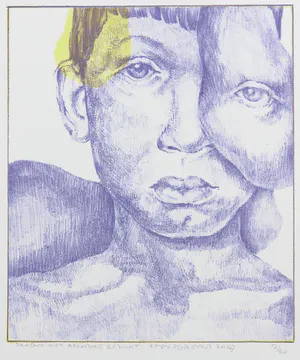 Otto Egberts - Litho, Jongen met aflopend gezicht kopen? Bied vanaf 1!