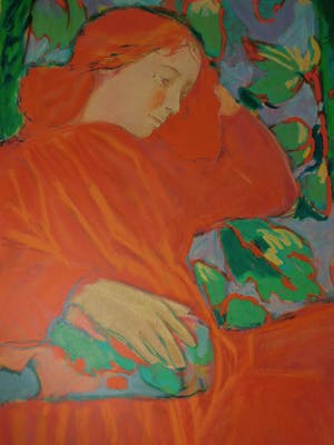 Claudia Steine - Lady in Red II kopen? Bied vanaf 25!
